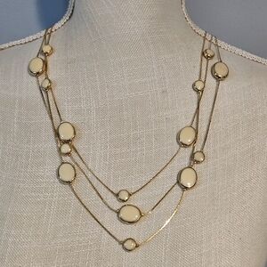 Vintage Avon Layered Gold Necklace